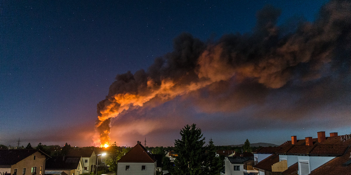 Einsatz 26. Mai - Alarmstufe 3 Großbrand in Pasching hält uns in Atem