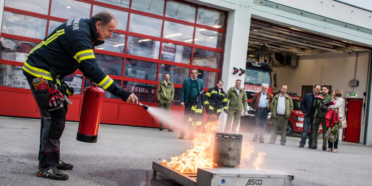 Sicherheitsworkshop für die Gönner der Freiwilligen Feuerwehr