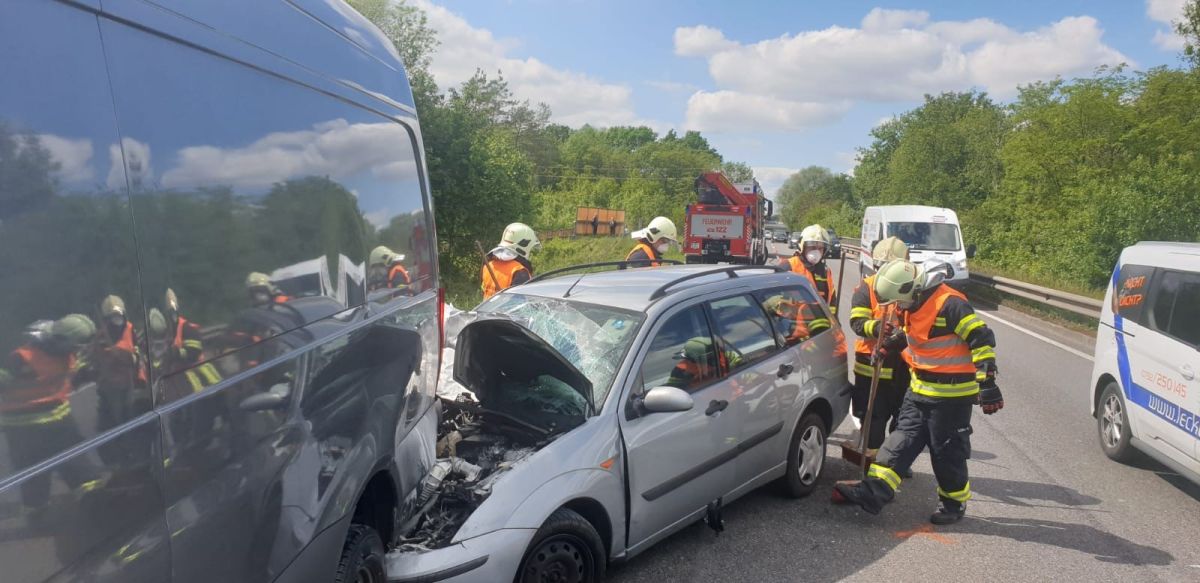 Einsatzbericht 12.05.2020 - Einsatz nach Verkehrsunfall auf der B139 Umfahrung 